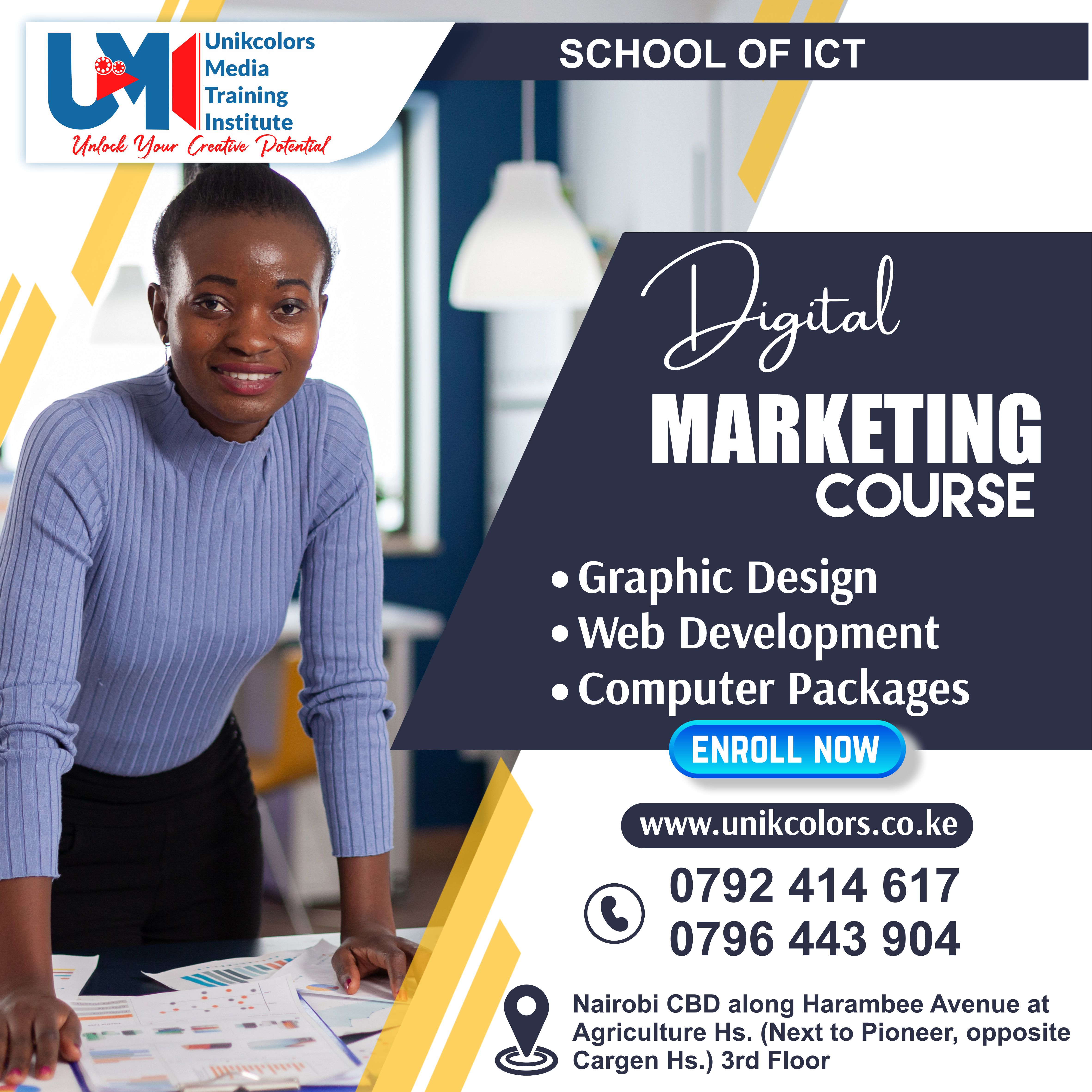 COMPUTER COURSES - DIGITAL MARKETING | GRAPHIC DESIGN | WEB DEVELOPMENT | COMPUTER PACKAGES COURSE